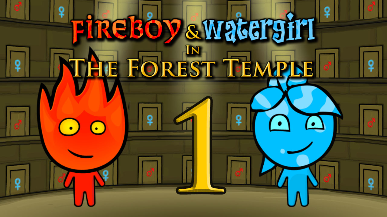 Screenshot of Fireboy and Watergirl: Forest Temple, a Adventure browser game — free to play online